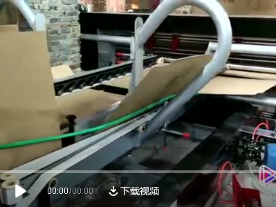 臺州全自動重型粘箱機(jī)七層出口大箱現(xiàn)場試機(jī)
